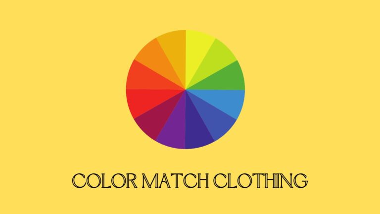 color match clothing with color wheel