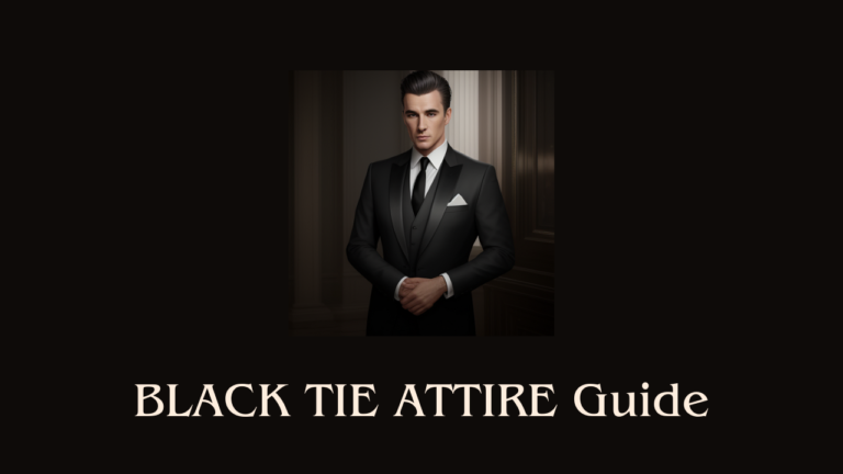 black tie attire guide for men
